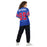 Back view of woman wearing Oak Ridge High School War Eagles Football Jersey 99