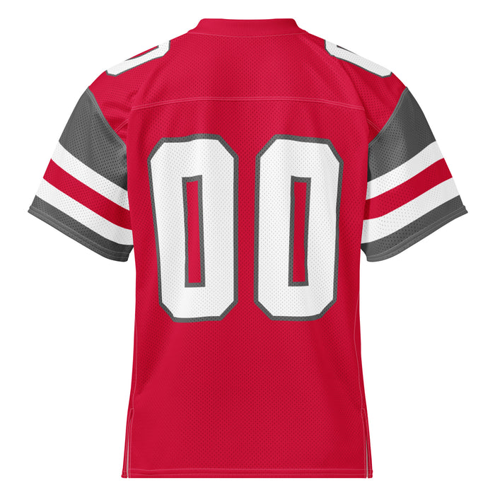 Back view of Odessa High School Bronchos Football Jersey 00