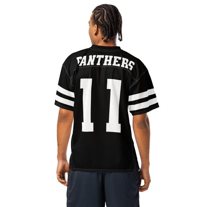Back view of man wearing Permian High School Panthers Football Jersey 11