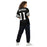 Back view of woman wearing Permian High School Panthers Football Jersey 11