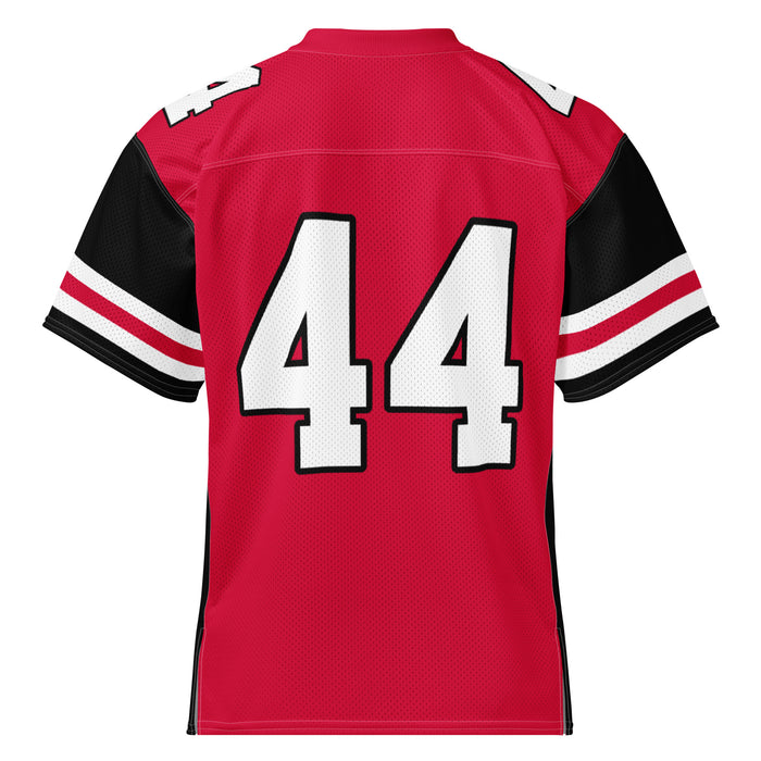 Back view of Porter High School Spartans Football Jersey 44