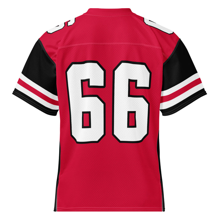Back view of Porter High School Spartans Football Jersey 66