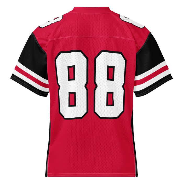 Back view of Porter High School Spartans Football Jersey 88