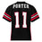 Back view of Porter High School Spartans Football Jersey 11
