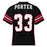 Back view of Porter High School Spartans Football Jersey 33