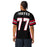 Back view of man wearing Porter High School Spartans Football Jersey 77