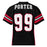 Back view of Porter High School Spartans Football Jersey 99