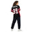 Back view of woman wearing Porter High School Spartans Football Jersey 99