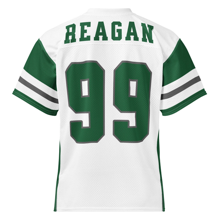 Back view of Reagan High School Rattlers Football Jersey 99