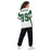 Back view of woman wearing Reagan High School Rattlers Football Jersey 99