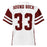 Back view of Round Rock High School Dragons Football Jersey 33
