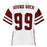 Back view of Round Rock High School Dragons Football Jersey 99