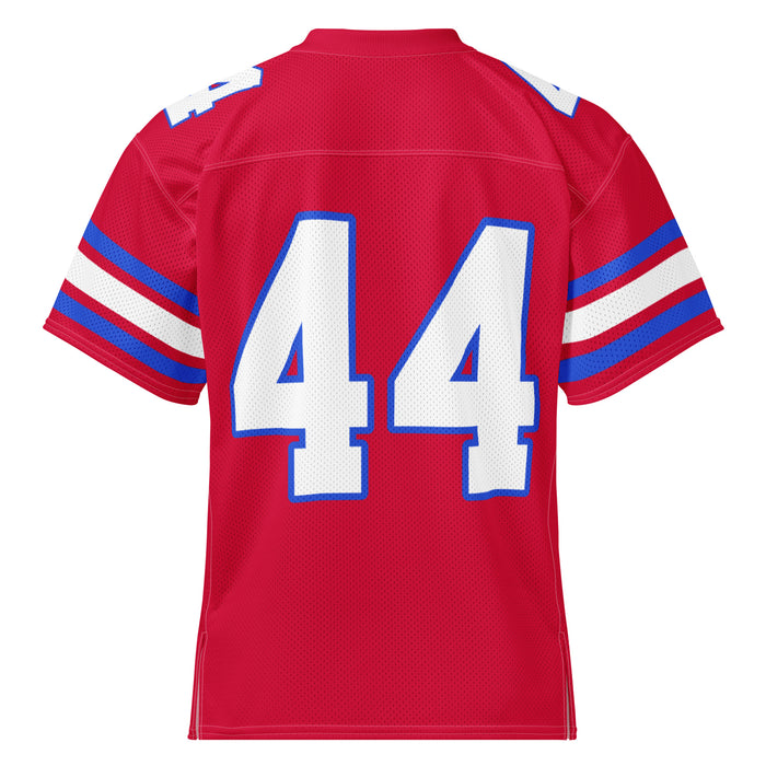 Back view of Sam Houston High School Texans Football Jersey 44