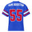 aview of Sam Houston High School Texans Football Jersey 55