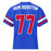 Back view of Sam Houston High School Texans Football Jersey 77