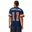 Back view of man wearing Seven Lakes High School Spartans Football Jersey 11