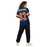 Back view of Seven Lakes High School Spartans Football Jersey 33