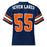 Back view of Seven Lakes High School Spartans Football Jersey 99
