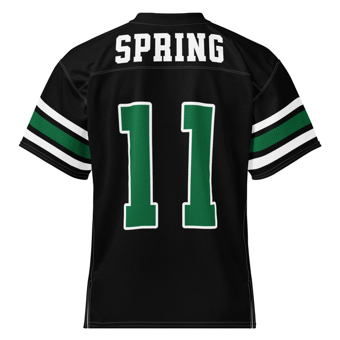 Back view of Spring High School Lions Football Jersey 11