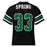 Back view of Spring High School Lions Football Jersey 33