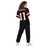 Back view of of man wearing Tomball High School Cougars Football Jersey 11