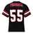 Back view of Tomball High School Cougars Football Jersey 55