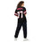 Back view of woman wearing Tomball High School Cougars Football Jersey 77
