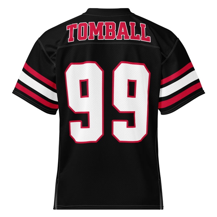 Back view of Tomball High School Cougars Football Jersey 99