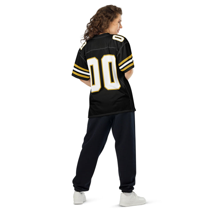Back view of woman wearing Tomball West High School Tigers Football Jersey 00