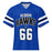 Hebron High School Hawks Football Jersey 66