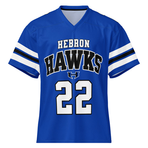 Hebron High School Hawks Football Jersey 22