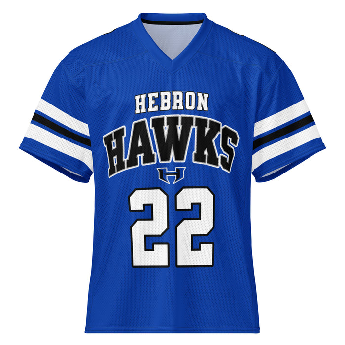 Hebron High School Hawks Football Jersey 22