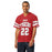 Man wearing Katy High School Tigers Football Jersey 22