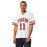 Man wearing Katy High School Tigers Football Jersey 11