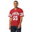 Man wearing Katy High School Tigers Football Jersey 55
