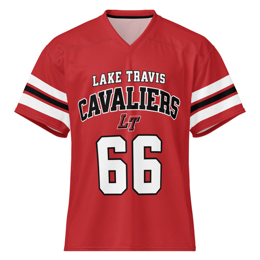 Lake Travis High School Cavaliers Football Jersey 66