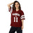 Woman wearing Lewisville High School Farmers Football Jersey 11