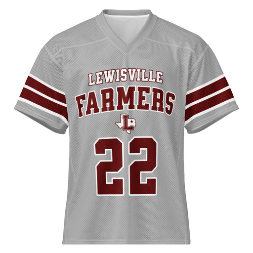 Lewisville High School Farmers Football Jersey 22