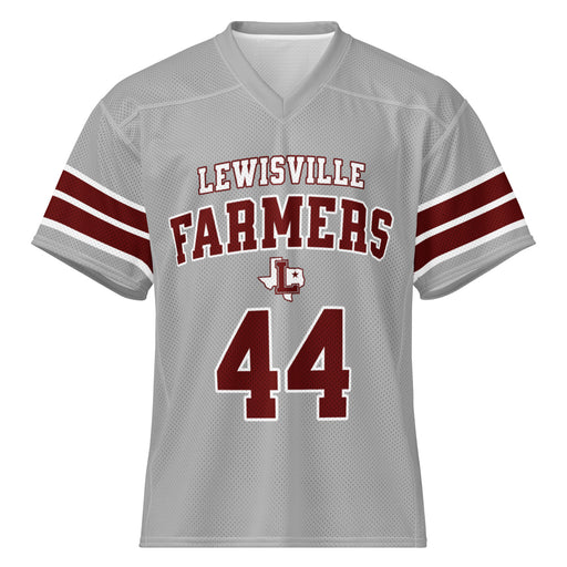 Lewisville High School Farmers Football Jersey 44