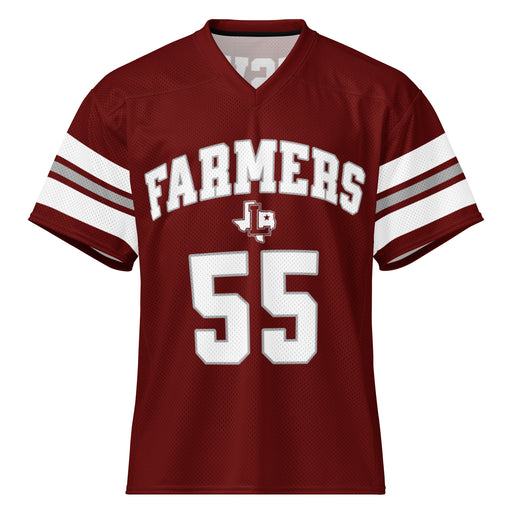 Lewisville High School Farmers Football Jersey 55