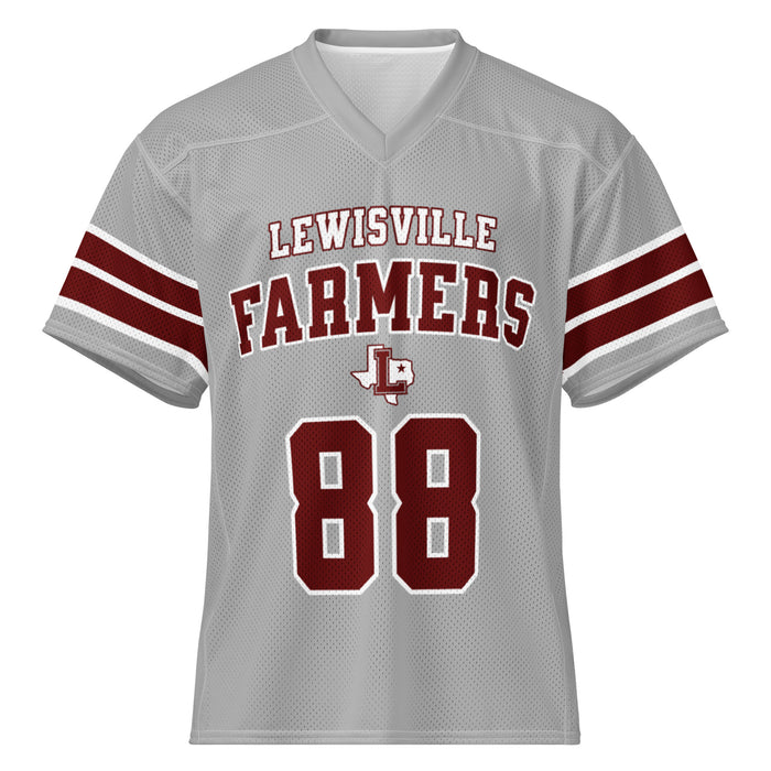 Lewisville High School Farmers Football Jersey 88
