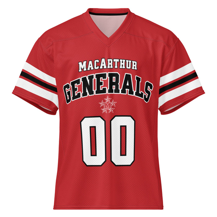 MacArthur High School Generals Football Jersey 00
