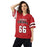 Woman wearing MacArthur High School Generals Football Jersey 66