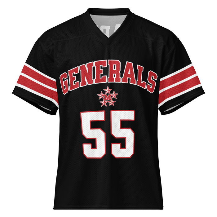 MacArthur High School Generals Football Jersey 55
