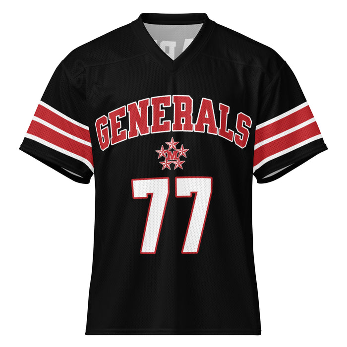MacArthur High School Generals Football Jersey 77