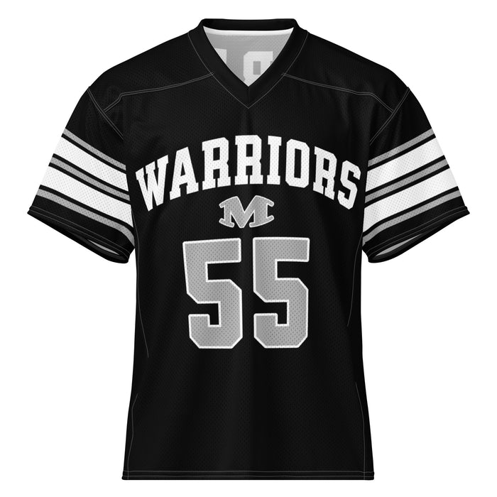 Martin High School Warriors Football Jersey 55
