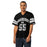 Man wearing Martin High School Warriors Football Jersey 55