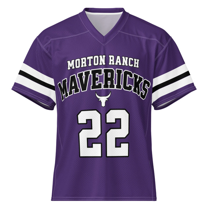 Morton Ranch High School Mavericks Football Jersey 22