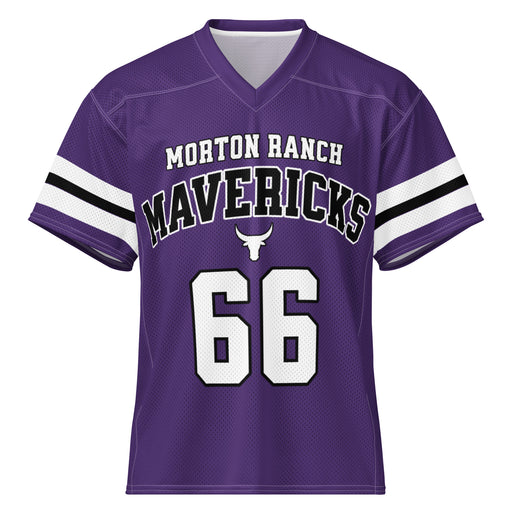 Morton Ranch High School Mavericks Football Jersey 66