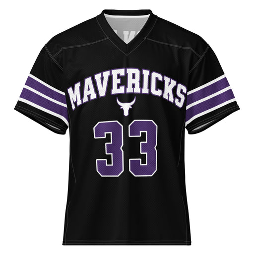 Morton Ranch High School Mavericks Football Jersey 33